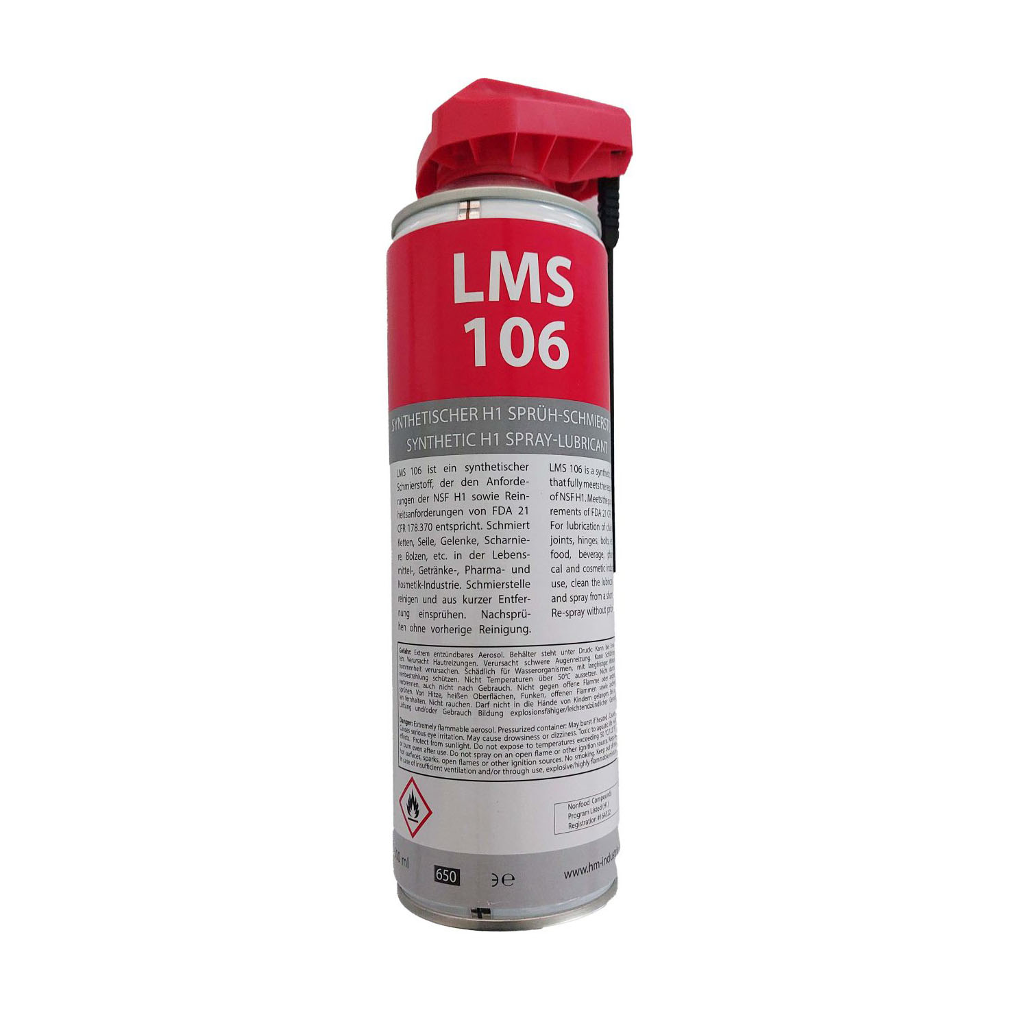 LMS 106 Synthetischer Sprühschmierstoff NSF H1