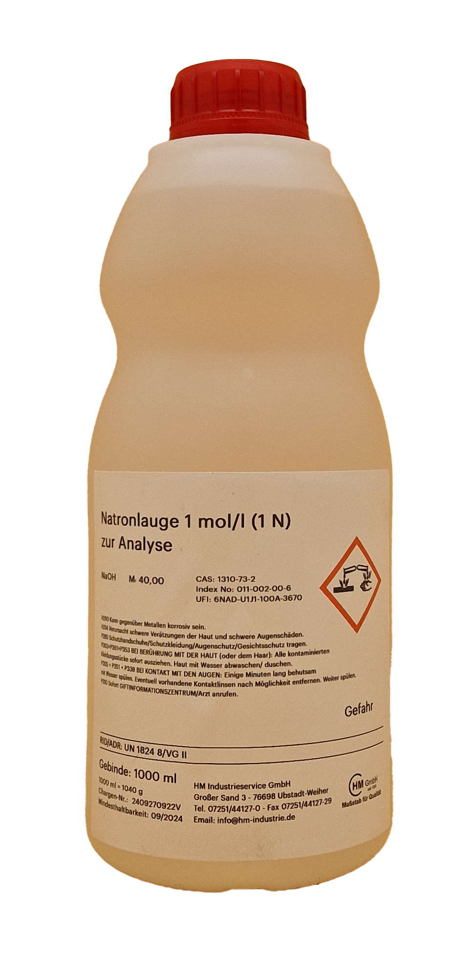 Natronlauge 1 mol/l (1N) Maßlösung