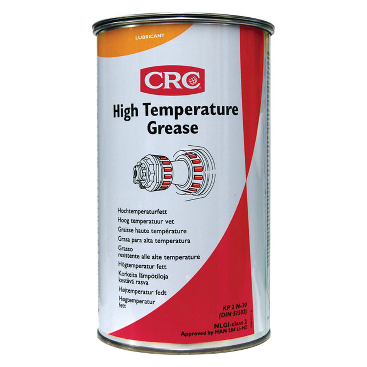 CRC High Temperature Grease Hochtemperaturfett, 1 kg - Dose